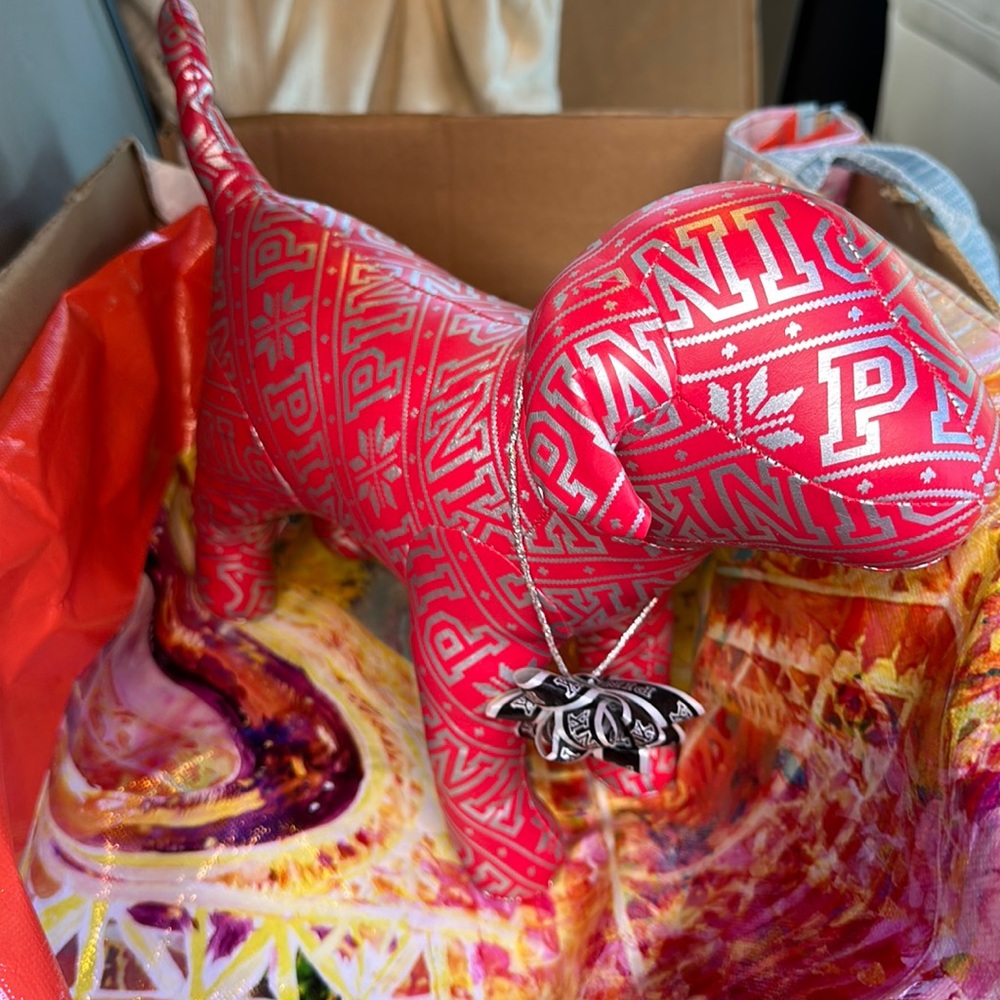Giant PINK Victoria’s Secret Dog